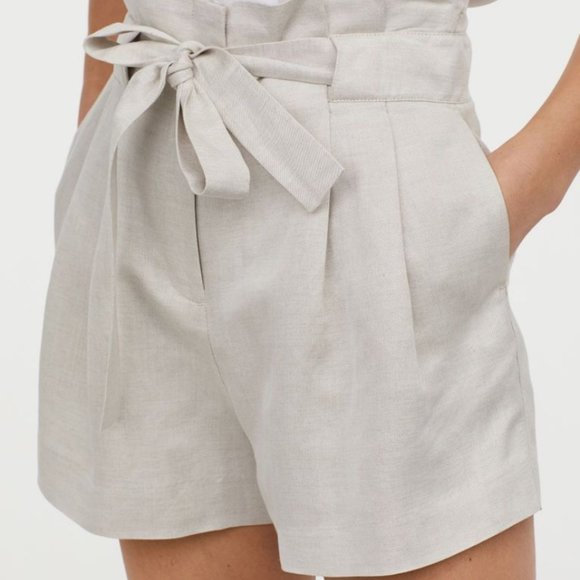 H&M Pants - H&M linen blend shorts